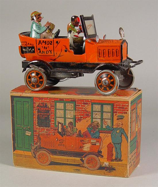 Appraisal: Amos 'N' Andy Fresh Air Taxicab Wind-Up Toy with Box