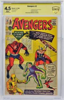 Appraisal: Marvel Comics Avengers No CBCS Gold Stan Lee UNITED STATES