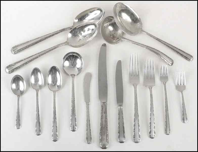 Appraisal: TOWLE STERLING SILVER FLATWARE SERVICE IN THE CANDLELIGHT PATTERN Comprised