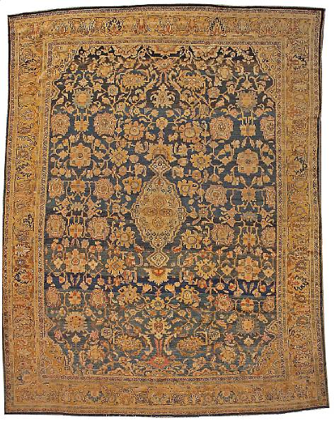 Appraisal: A Malayer carpet Central Persia late th century size approximately