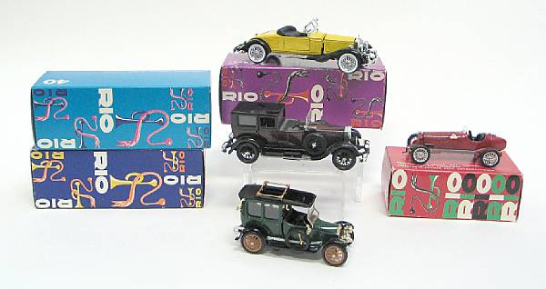 Appraisal: Rio Boxed cars Lot includes original boxed Rio cars Italy