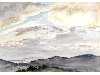 Appraisal: DAME LAURA KNIGHT DBE RA - EXTENSIVE LANDSCAPE signed pencil