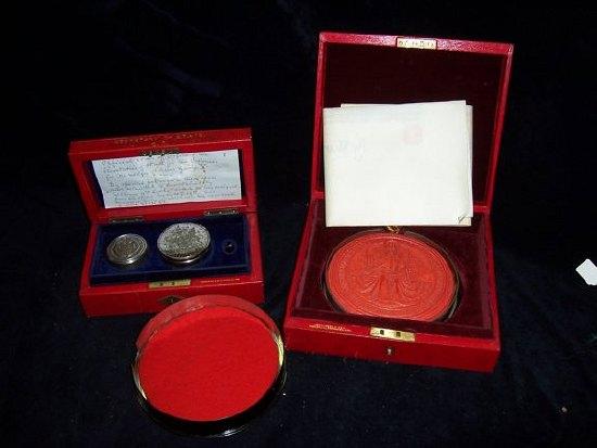 Appraisal: A George VI seal and vellum appointment to Lord Lieutenant