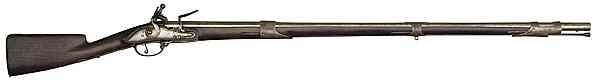 Appraisal: German Flintlock Musket caliber '' octagonal-to-round barrel with barrel-maker's hallmark