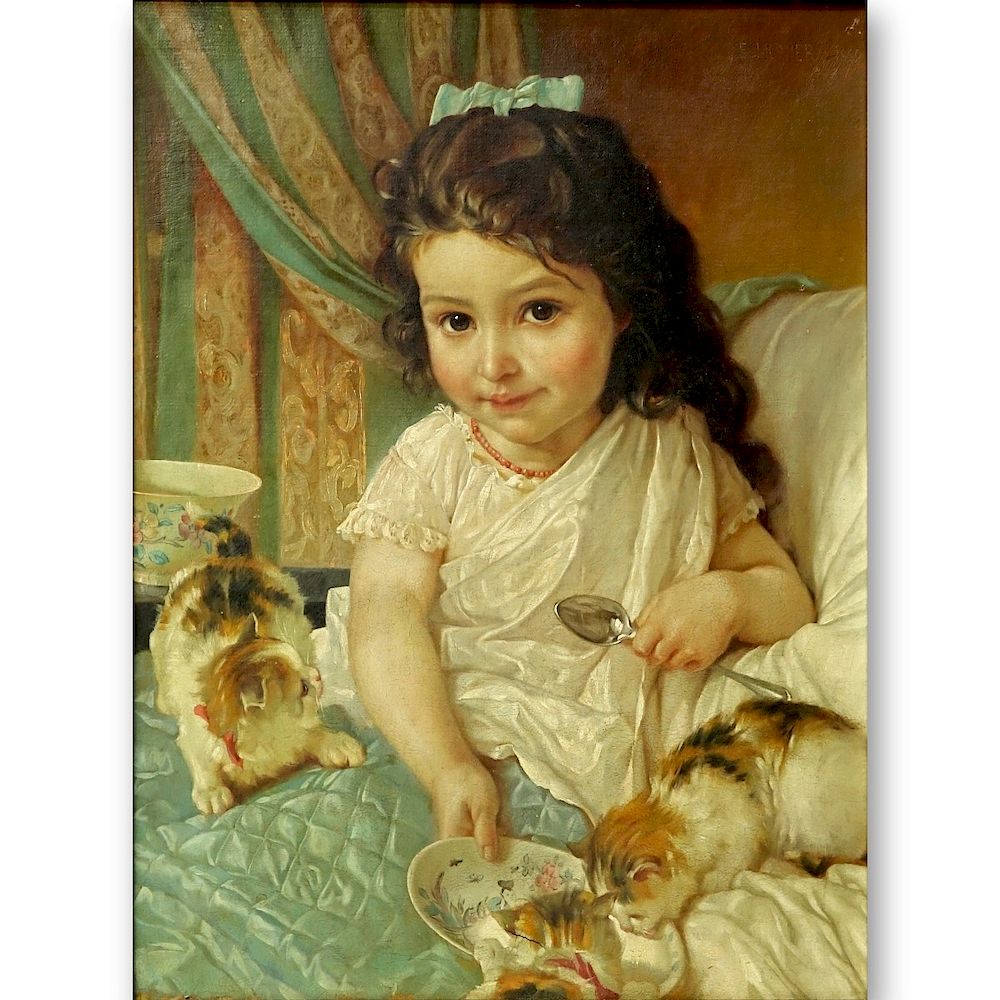 Appraisal: After Emile Munier French - O C After Emile Munier