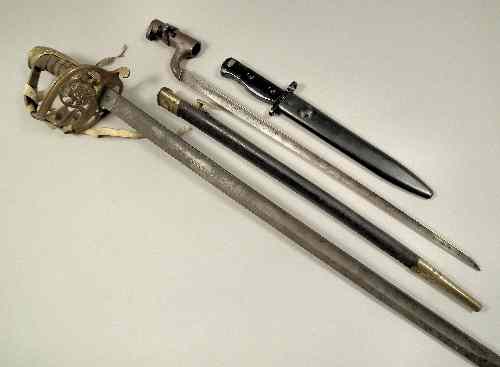 Appraisal: A Victorian Officer's dress sword with ins blade pitted and