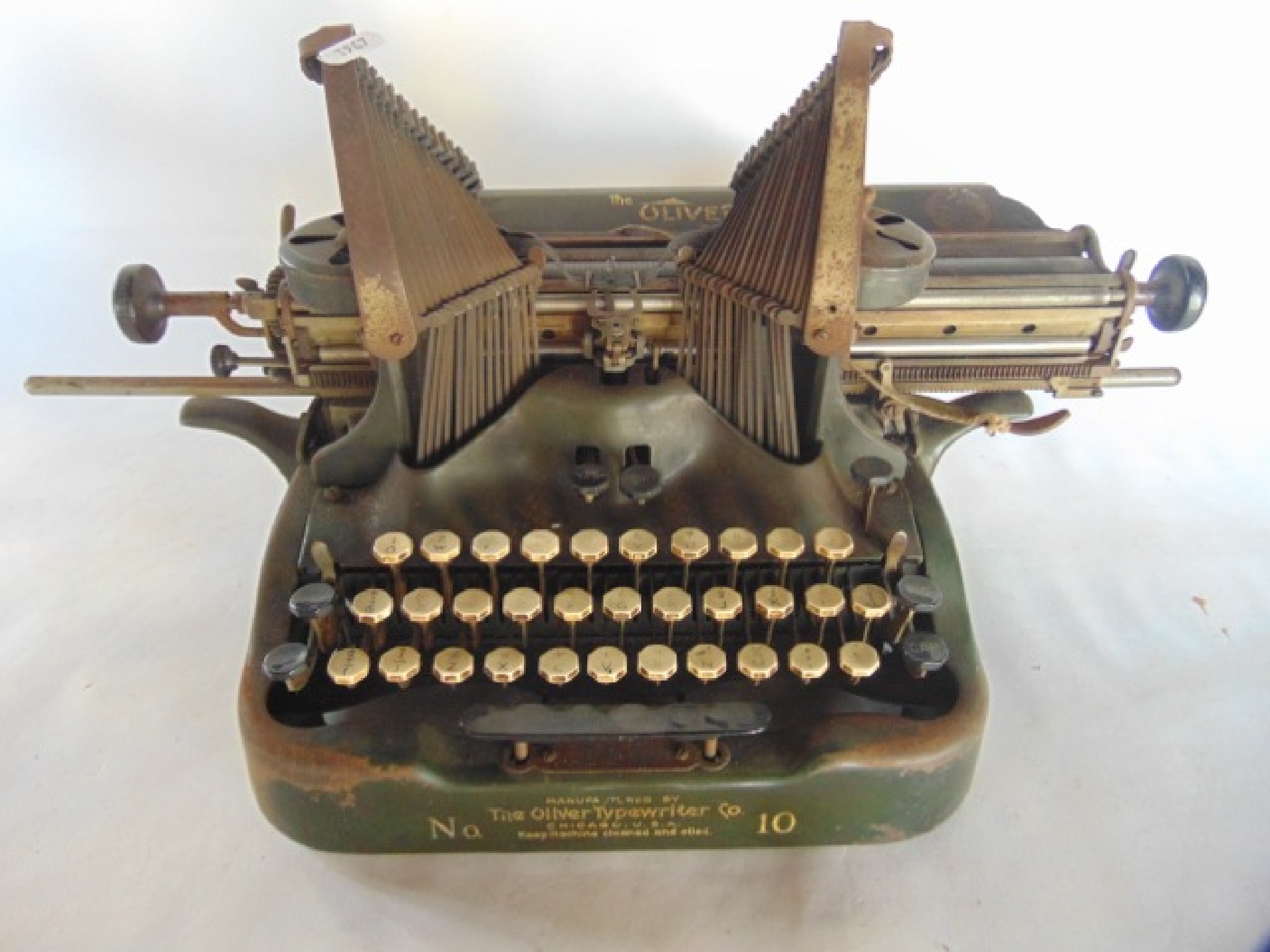 Appraisal: The Oliver typewriter model in a green colourway -