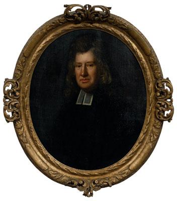 Appraisal: Portrait Sir Godfrey Kneller gentleman wearing a robe with a