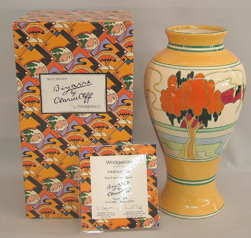 Appraisal: Wedgwood 'Solitude' Meiping vase limited edition box and certificate high