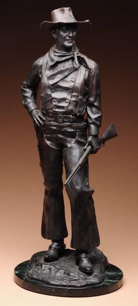 Appraisal: J Jesse Wallace Corsaut John Wayne Cowboy Circa Corsaut's bronze