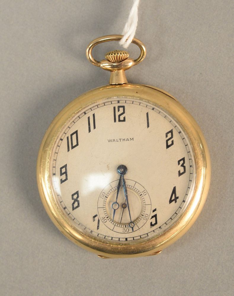 Appraisal: K gold Waltham Royal jewel pocket watch mm total weight