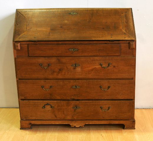 Appraisal: A late century French oak bureau cm wide cm deep