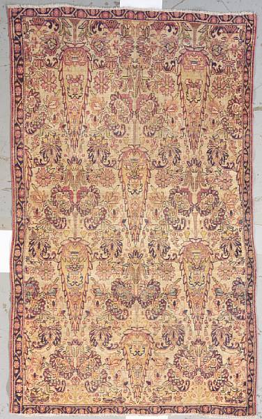 Appraisal: A Kerman rug Persia size Approximately ft in x ft