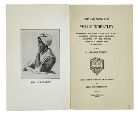 Appraisal: WHEATLEY PHILLIS RENRO G HERBERT Life and Works of Phillis