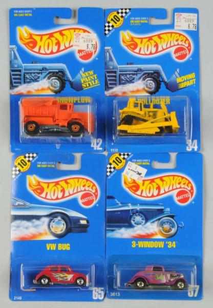 Appraisal: Lot of Mattel Hot Wheels Blue Card Vehicles Description Includes