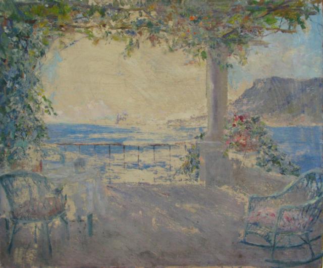 Appraisal: Attributed to Edward Cucuel CA - x oil on board