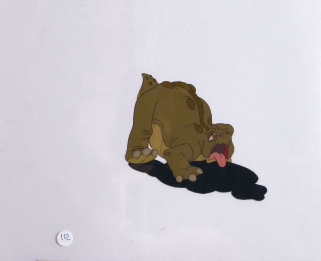 Appraisal: Two Land Before Time animation cels by Don Bluth both