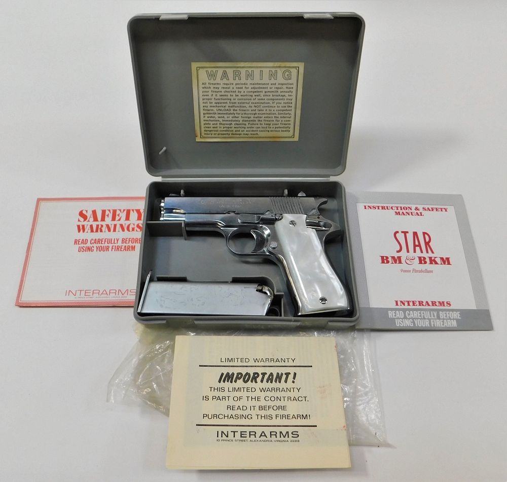 Appraisal: Star Arms Model BM Semi-automatic Pistol Spain C s mm