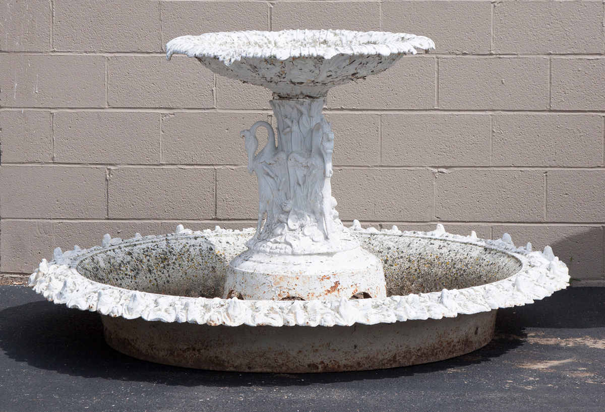 Appraisal: J W Fiske Cast Iron Fountain th cent