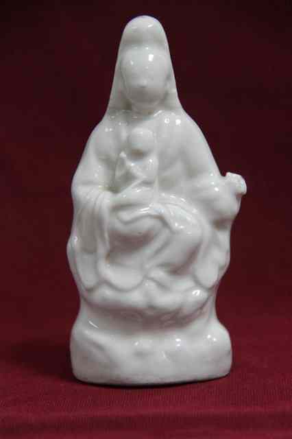 Appraisal: A Longton Hall porcelain 'snowman' figure of Guanyin circa cm