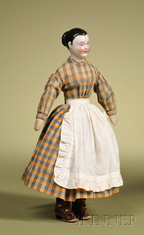 Appraisal: China Lady with Molded Bun c attributed to Rorstrand Sweden