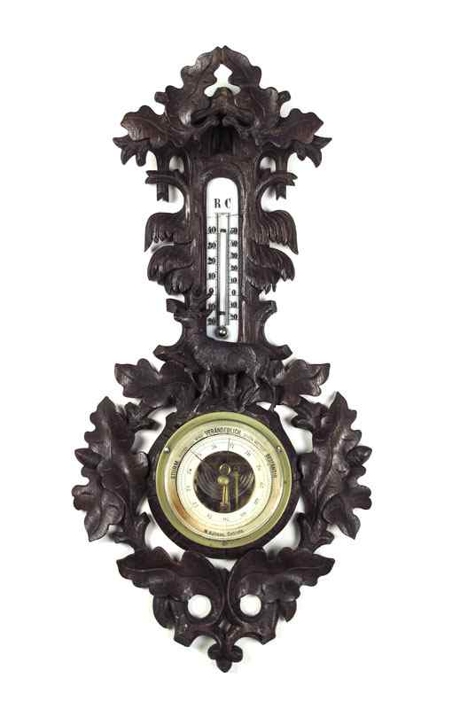 Appraisal: BLACK FOREST GAME ENHANCED BAROMETER Late th to early th