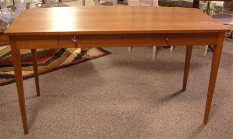 Appraisal: THOMAS MOSER DESK AUBRUN MAINE SIGNED JAMES WHITBRUN the top