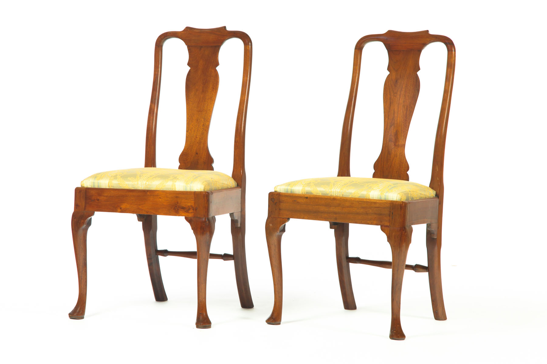 Appraisal: SET OF FOUR QUEEN ANNE SIDE CHAIRS England late th