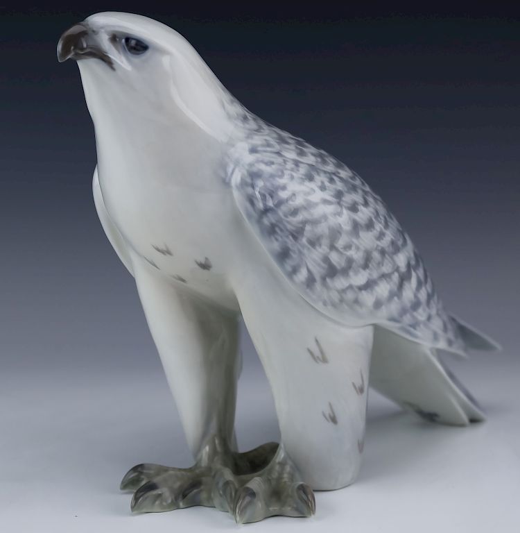 Appraisal: Royal Copenhagen Icelandic Falcon Figurine Royal Copenhagen Danish porcelain figurine