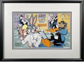 Appraisal: A Limited Edition hand painted cel and background DR Bugs