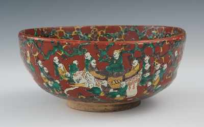 Appraisal: A Kutani Mokubei Signed Tea Thing Bowl Early th Century