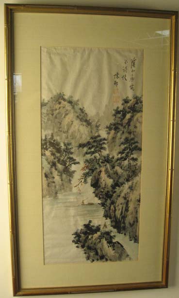 Appraisal: Unknown Masters of Rock watercolor and gouache on paper Chinese