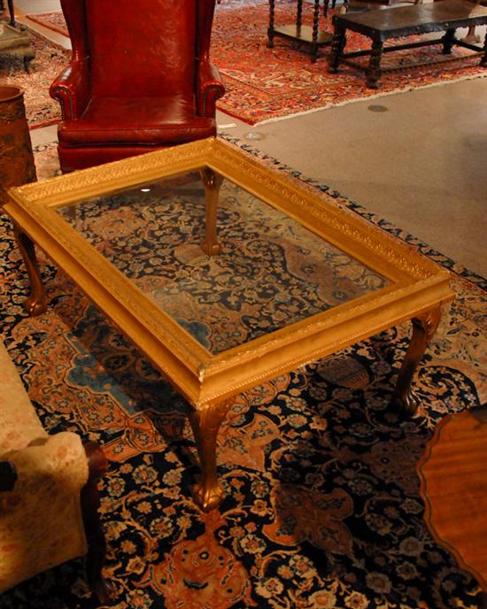 Appraisal: A Picture Frame Coffee Table the top a large th