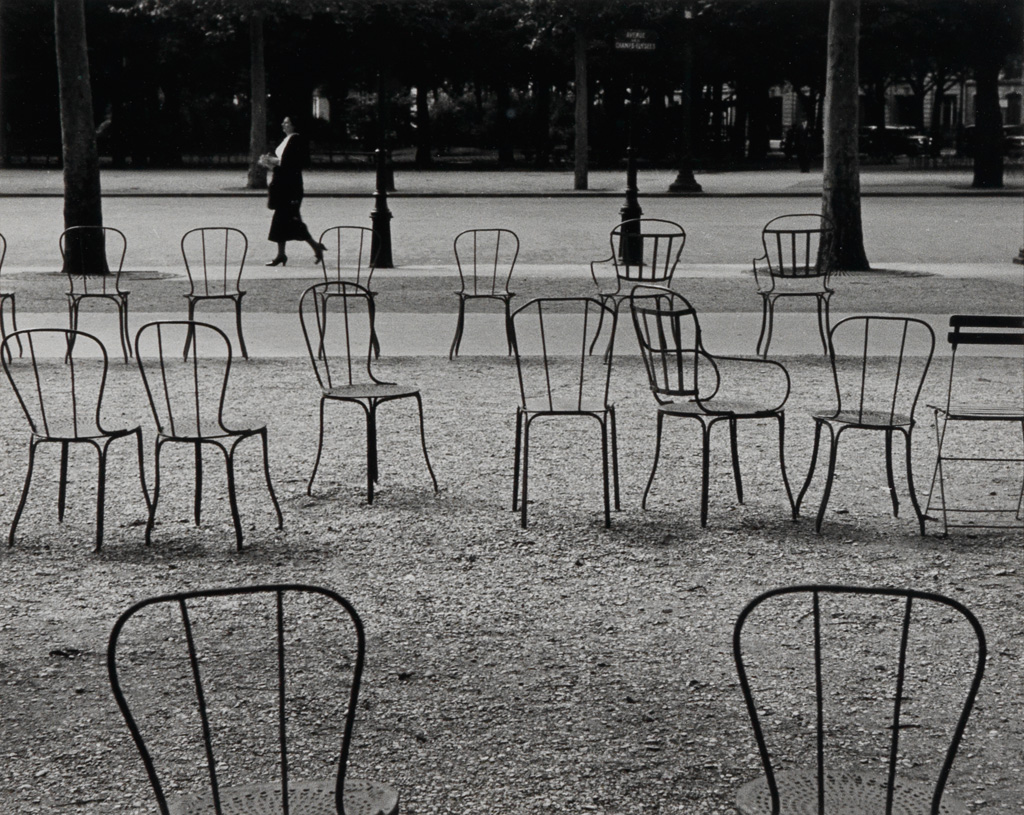 Appraisal: KERT SZ ANDR - Chairs of Paris Silver print x