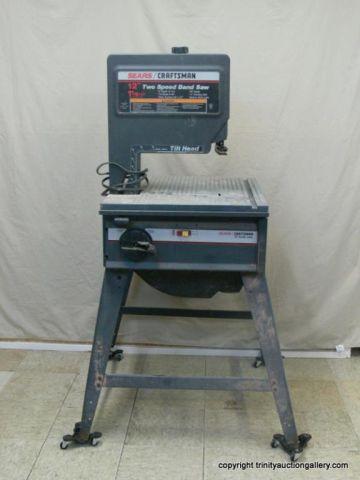 Appraisal: Sears Craftsman Two Speed Band Saw with Stand Runs and