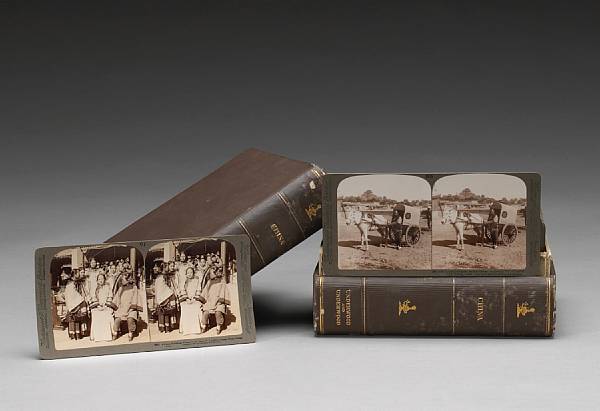 Appraisal: A group of stereoview photographs of China by Underwood and