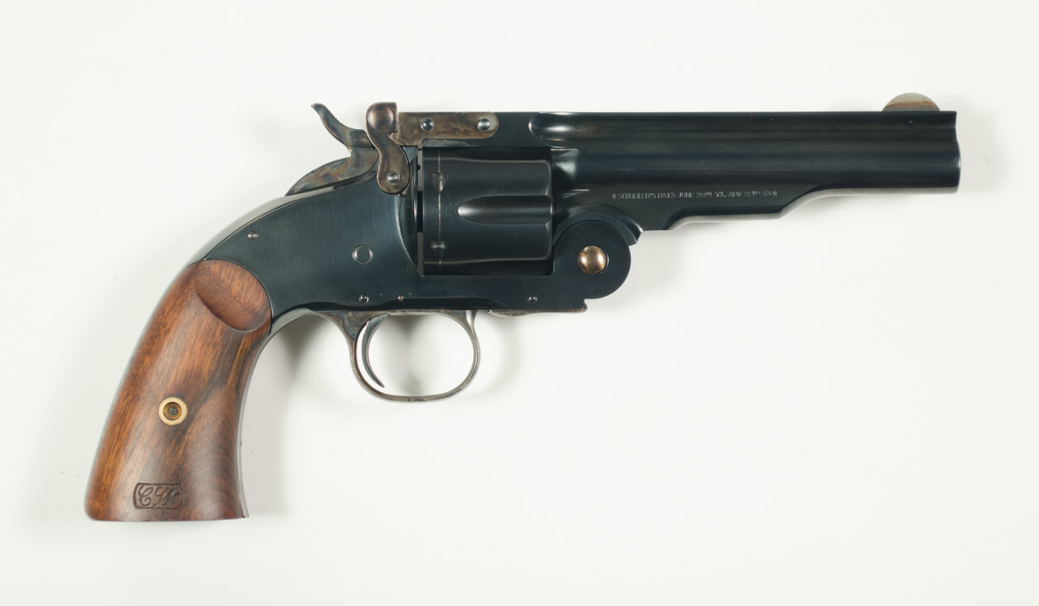 Appraisal: NAVY ARMS CO UBERTI MODEL SCHOLFIELD SINGLE ACTION REVOLVER long