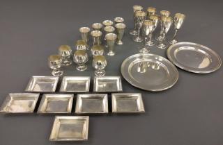 Appraisal: Sterling silver grouping Miscellaneous grouping of sterling silver to include