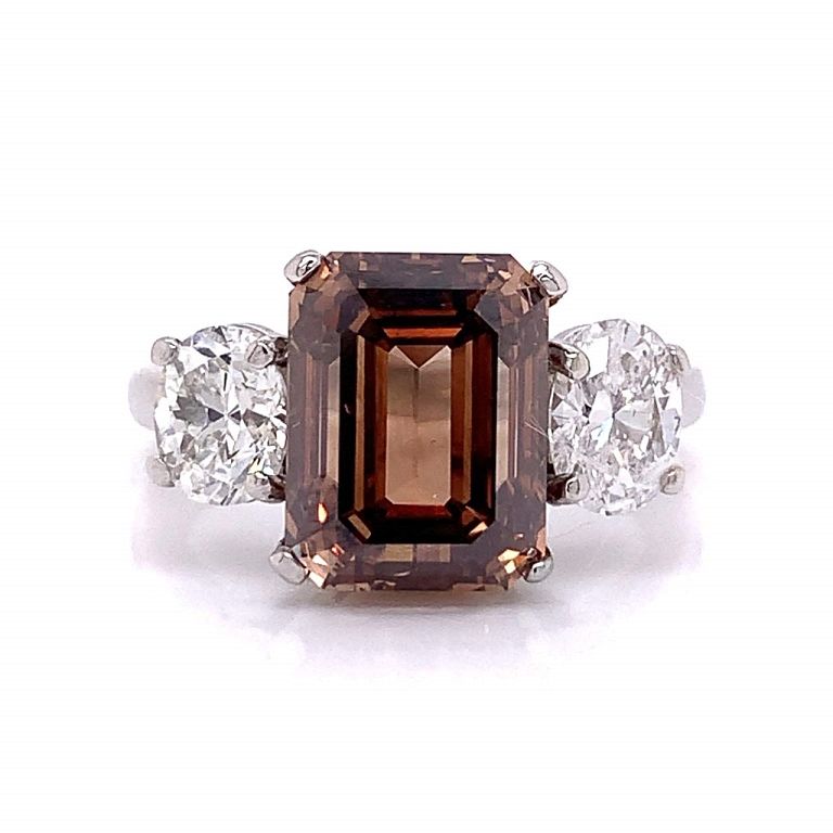 Appraisal: Ct Fancy Brown Diamond Ring Ct Fancy Brown Diamond Ring