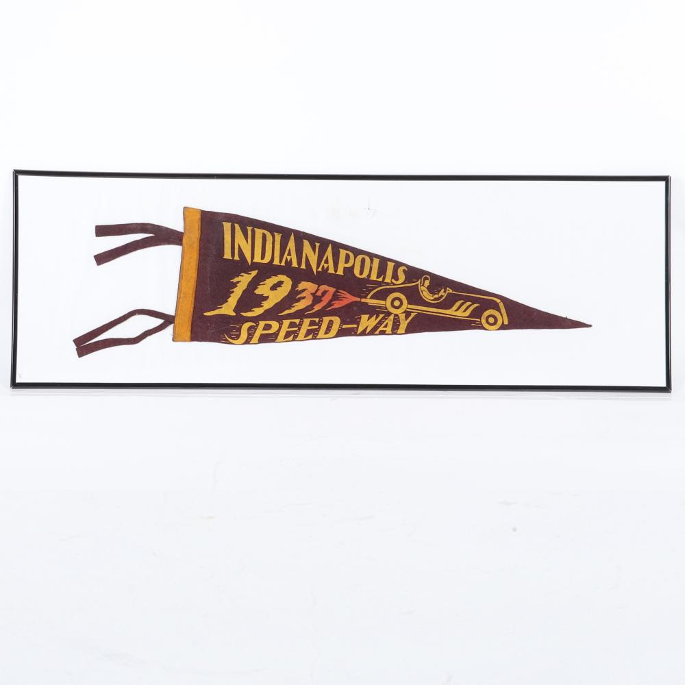 Appraisal: INDIANAPOLIS MOTOR SPEEDWAY PENNANT Indianapolis Motor Speedway Pennant Indianapolis Motor