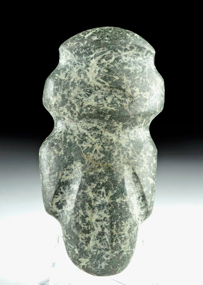 Appraisal: Guerrero Mezcala Greenstone Axe God Pre-Columbian Mexico Guerrero region Mezcala