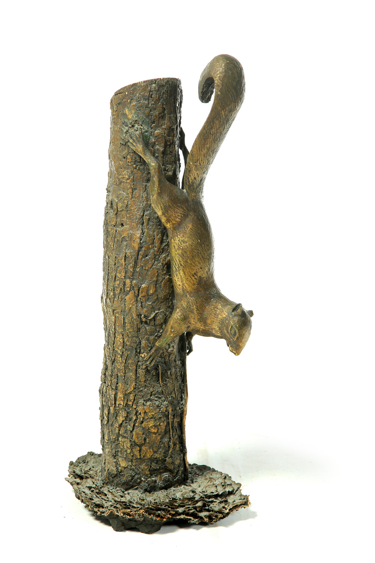 Appraisal: FOLK ART SQUIRREL SCULPTURE Attributed to Sig Ziebart Middletown Kentucky