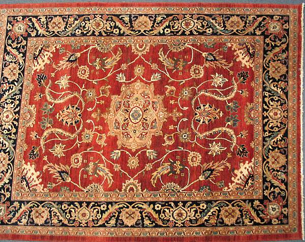 Appraisal: An Indian Carpet size approximately ft in x ft in