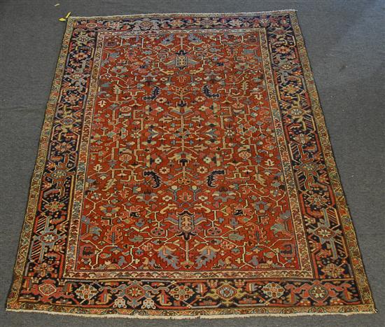 Appraisal: HERIZ CARPET Persia circa feet inches x feet