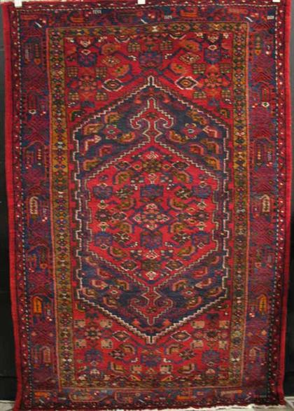 Appraisal: Hamadan carpet ft in x ft in