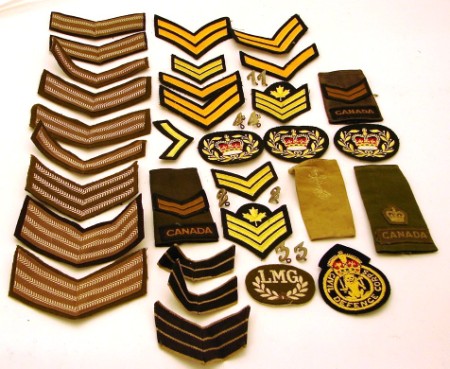 Appraisal: Lot of misc US and other cloth insignia