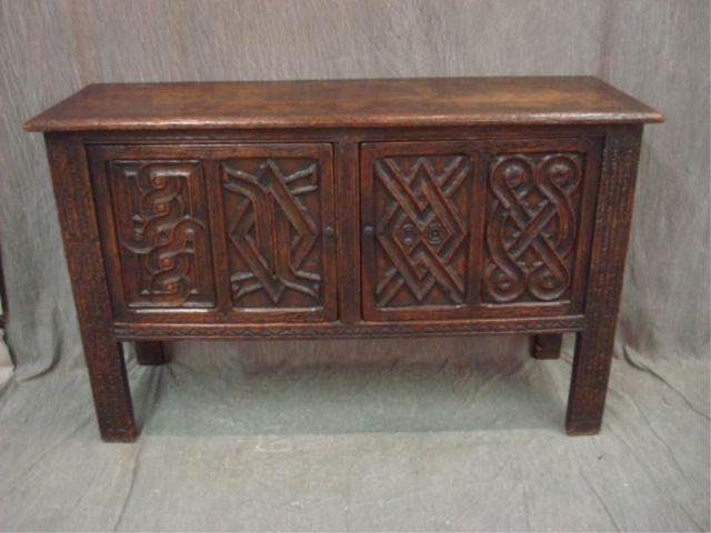 Appraisal: Highly Carved Door Server French and Signed MERCIER PARIS From