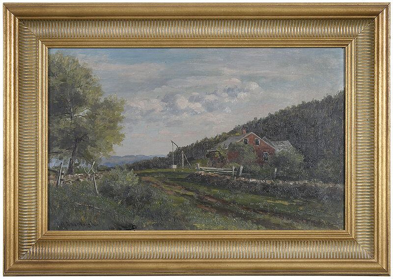 Appraisal: Frank Henry Shapleigh American - Thorn Hill Road Jackson New