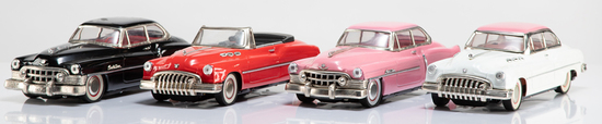 Appraisal: This lot consists of four tin Toy Cars to include