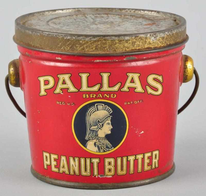 Appraisal: Pallas -Pound Peanut Butter Pail Description Image on both sides